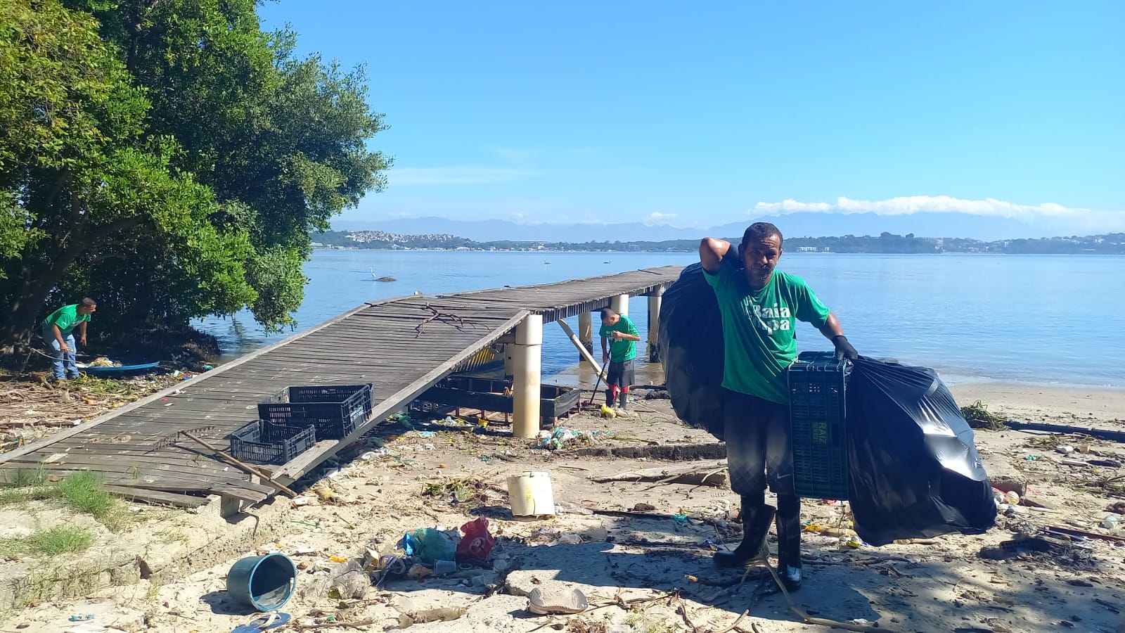 Fishing for Litter marks 25 tons of waste removed from Guanabara Bay in ...